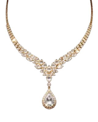 Pure Diamond Gold necklace